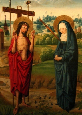 28. Serce mówi do Serca (muzeum katedralne w Aachen, XV w.)